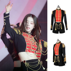 This Month Young Adult South Korean Girls Team Same Style Song-Promotion Costume Jazz Dance Performance Costume Stage Wear Korean Dance Uniform Suit