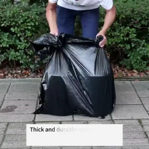 DuduMart Trash bag (Small/Medium/Large/XL/XXL) Black Garbage bag Bathroom Bedroom Kitchen Office Trash Bags( thick/kapal)
