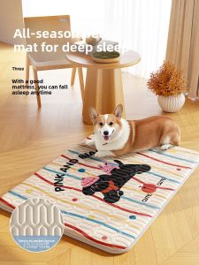 Thickened Pet Sleeping Mat Dog Cat Bed Chew Resistant Machine Washable All Season Universal Pet Area Rug Comfortable Soft Surface