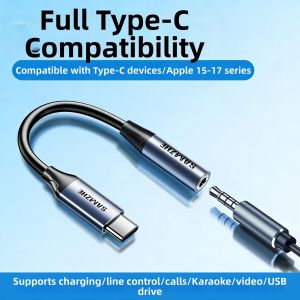 SAMZHE | Audio Converter DAC Adapter Type-C to 3.5mm