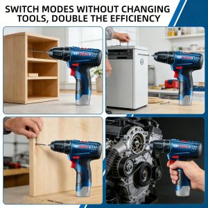 Bosch | Bosch GSR 120-LI 12V Lithium Electric Drill Rechargeable Cordless Household Screwdriver Woodworking Steel Driver Power Tool