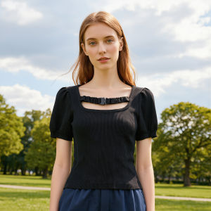 Slim Fit Stretchable Versatile Knit Top