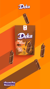 Camilan / Makanan Ringan Wafer Roll 2 / Dua Kelinci Deka Mini Bites 72 Gr Pouch Varian Ube Durian Choco Choco Orang Tua / OT Fullo 70 Gr Vanilla Bites Delfi Twister Mini 70 Gr Black Choco