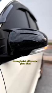 Perodua Myvi Lagi Best / Icon 2012-2017 M4 Side Mirror Cover Carbon Black Chrome Trim Accessories Gearup Gear Up