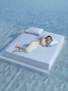 Mercury l Cooling Snow Cone Mat 5th Generation Washable Q-Soft Air Conditioning Bed Sheet