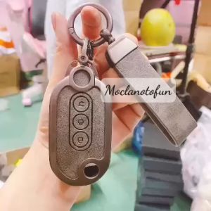 Ốp Khóa Kim Loại Xe Ô Tô xe Wuling Hongguang - Wuling  Chất Liệu Hợp Kim Mặt Da Bò