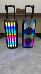 V2S PARTY BOX 2000 RECHARGEABLE WIRELESS DIGITAL AUDIO SPEAKER SYSTEM TROLLEY TYPE WITH WIRELESS MIC