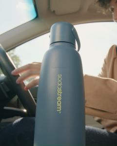 SodaStream Fizz & Go Metal Water Bottle Storm / Mint / Sand