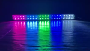 LED Grill Kolong 40 Mata Kedip Strobo Flash Kedap Kedip Blitz DC 12 Volt-24 Volt Motor Mobil Truk- Motorcycle