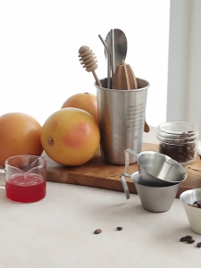 DayDayCafe ถ้วยตวงกาแฟ สแตนเลส พร้อมสเกล 120 มล. Espresso Cup C055