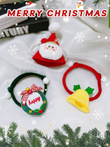 Adjustable Christmas Velvet Scarf Necktie for Pets Dogs Cats Rabbits Red And Green Holiday Accessories Pet Supplies