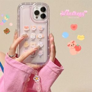 Casing ponsel pernis kantung udara tahan benturan dan tahan debu kompatibel dengan iPhone 6/7/8 XR XS MAX X XS 6Plus 7Plus 8Plus 11 12 13 14 15 PRO/Pro MAX