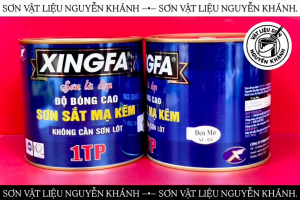 SƠN XINGFA MÃ XF-024 MÀU ĐEN MỜ – SƠN SẮT MẠ KẼM 1TP KHÔNG CẦN SƠN LÓT