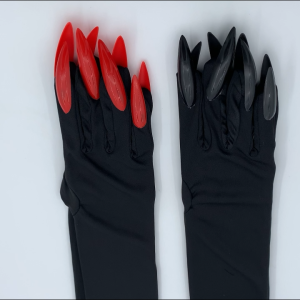 Costumes Props Stretch Ghost Claw Gloves With Long Nails Halloween Performance Accessories Elastic Claw Gloves