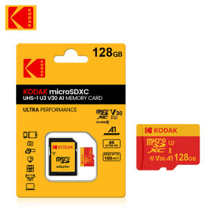 KODAK High Speed Micro SD Card Class10 U3 Memory Card MicroSD 64GB 128GB 256GB SD/TF Flash Card on For Smartphone Tablet Camera