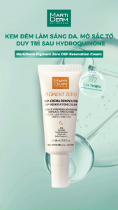 Kem làm sáng da và hỗ trợ làm mờ nám MartiDerm DSP-Crema Renovación (40ml)