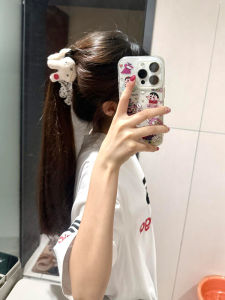 Large Polka Dot Miffy Rabbit Hairpin Womens Hair Accessories Volume Enhancing Bananas Clip Styling Hair Decorations