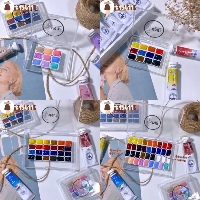 [t15l11] Màu nước White Nights pocket hạng Hoạ Sĩ 12/24/33 màu