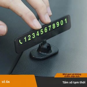 Thẻ Đỗ Xe Tạm Thời Trên Ô Tô Với Số Điện Thoại Biển Số Tùy Chỉnh Giá Đỡ Số Điện Thoại Để Hỗ Trợ Đỗ Xe Nhanh