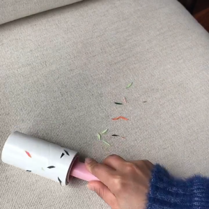 Lint Roller Strong Sticky Dust Hair Removal Cover Refillable Remove Clean Bedroom Carpet Hair Fur Dust Strong Sticky Dust Hair Remover Refillable Lint Roller for Cleaning Carpet Bedroom Pet Hair Dust Removal.”