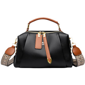 Kangaroo Genuine Leather Crossbody Pillow Shaped Handbag Womens Bag 2025 New Style Detachable Shoulder Strap Handheld Bag