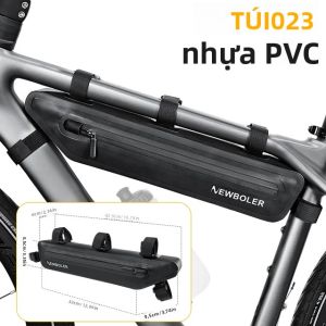 NEWBOLER 2L Siêu Nhẹ Túi Đi Xe Đạp Khung Di Động Ống Trước Pannier Cho MTB Đường Xe Đạp Công Suất Lớn Chống Mưa PVC Túi Xe Đạp