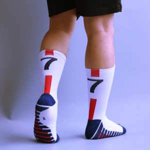 Professional Mid-Calf Football Socks for Men And Women Anti-Slip Towel Bottom Running And Fitness Sports Competition Socks