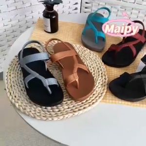 Sandal Nữ Đi Mưa Xỏ Ngón Quai Chéo Cao Su Êm Chân Chống Trượt Đi Học Đi Mưa Đi Biển Thời Trang Hè - Maipy G064