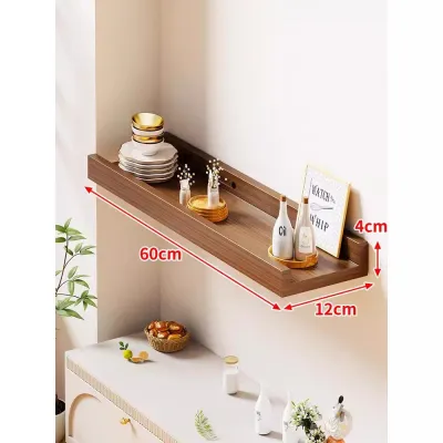 evesigar | Decorative Floating Wooden Shelf for Living Room and Bedroom