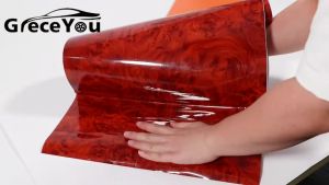 Stiker Interior Mobil / 30cmx100cm Stiker Dashboard Mobil Motif Kayu / Penutup Trim Interior Butir Kayu Stiker Kayu Warna Hitam Terang Stiker Dekoratif Mobil Ekonomis - Lazada