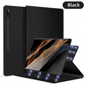 For Samsung Galaxy Tab Case For S7 S8 S9 11 S7 Plus S7 FE S8 Plus S9 Plus 12.4 S9 Ultra 14.6 Pen Holder Magnetic Cover