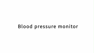 HealthTree Blood Pressure Monitor Rechargeable BP Monitor LCD Display Sphygmomanometer with Upper Arm Cuff