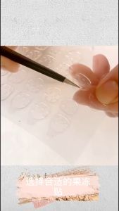 Mexin  แผ่นกาวซิลิโคน กาวติดเล็บปลอม  Nail glue