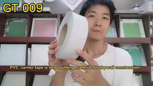 40M*5CM Corner Bead Tahan Lama Untuk Kamar Tidur Dapur Ruang Tamu Bahan PVC Korner Bead Self-Adhesive