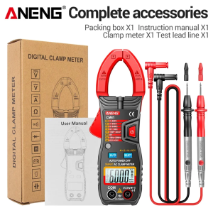 ANENG | 6000 Counts Clamp Meter Multimeter ANENG CM81 AC/DC Voltage Current Ammeter Voltmeter NCV Resistance Capacitor Electrician Tool
