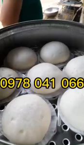 Nồi hấp điện hấp bánh bao chay bánh bao nhân thịt đường kính 40cm