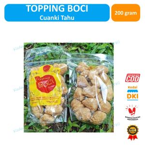 Toping Boci SIOMAY GORENG - memiliki cita rasa pedas asin gurih dengan irisan daun jeruk