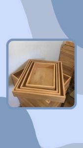 Baki Kotak Hantaran Rustic: Kotak Hantaran Kayu Minimalis