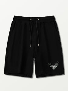 WANTELU | Summer Lightweight Running Shorts For Men Black Straight Leg Versatile 5th Pants