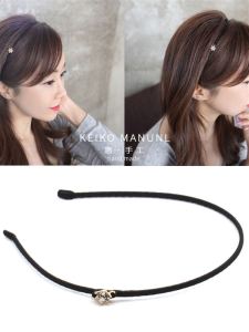 Daily Wear Metal Decorated Fine Hairpin & Women's Crowned Headband: Simple Elegance Fresh out Fashion Korean Style Hair Accessories