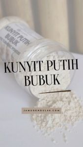 Kunyit Putih Bubuk - White Turmeric Powder - High Quality Spices and Herbs Powder by Jamu Gendul 88