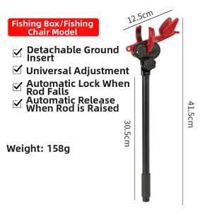 Universal Automatic Fishing Rod Stand Ground Mount