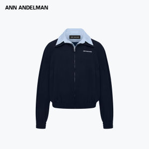 ANN ANDELMAN | New Design 2026 Year Fake Two Pieces Placket Collar Jacket