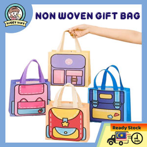KOGGY Non Woven Bag Eco Bag Beg KainTote Beg Goodies Bag Gift Bag Doorgift Bag 环保袋 Beg Doorgift Beg Bag Murah Goodies Bag Kids Birthday Gift Christmas Gift Wrapping bag Storage Bag DIY Protection Graffiti Bag Handmade Painting Bag Arts Crafts Color 收纳