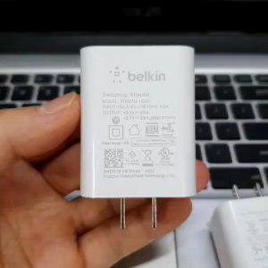 Củ Sạc Nhanh PD Belkin 27W Chính Hãng Chuẩn MFI Nobox New 100% màu đen