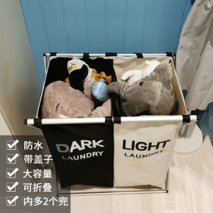 ถังเสื้อผ้าสกปรกแบบพับได้ไม่ต้องติดตั้ง ถังเสื้อผ้าสกปรกแบบผ้าฝ้ายสำหรับใช้ในบ้าน ถังเสื้อผ้าสกปรกแบบมีซิป ถังเสื้อผ้าสกปรกแบบไม่มีซิป