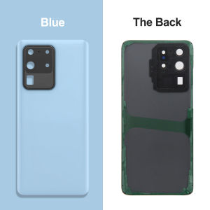 For Samsung S20 Ultra 5G Battery Back Cover Glass Panel Rear Door Housing Case Camera Lens Replace