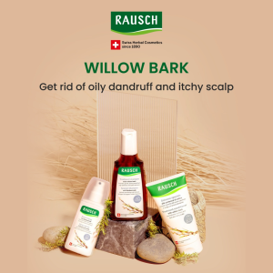 (Pack of 2) RAUSCH Anti-Oily Dandruff and Itchiness | Treatment Shampoo with Willow Bark DUO 2x200ml