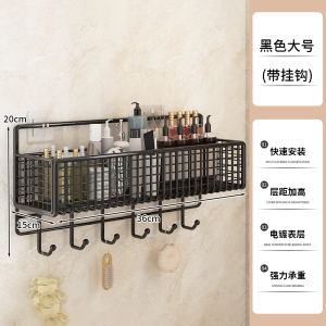 ชั้นวางของในห้องน้ำแบบติดผนัง ไม่ต้องเจาะ ชั้นวางของสำหรับห้องน้ำแบบพับได้ เรียบหรู สไตล์ยุโรป เรียบง่าย ที่แขวนได้หลายชั้น