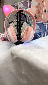 Purple & Green & Blue & Pink Head-mounted RGB Lighting Cat Ear Headphones: A Comprehensive Guide